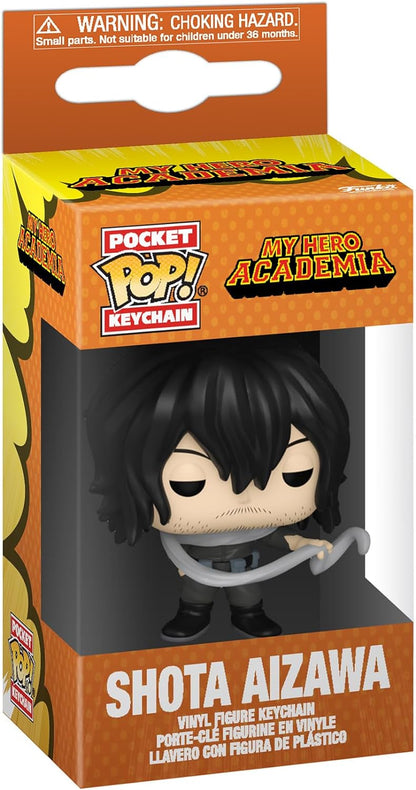 Funko POP! Keychain: MHA - Shota Aizawa - My Hero Academia - Collectable Vinyl Mini Figure Novelty Keyring - Stocking Filler - Gift Idea - Official Merchandise - Anime Fans - Minifigure