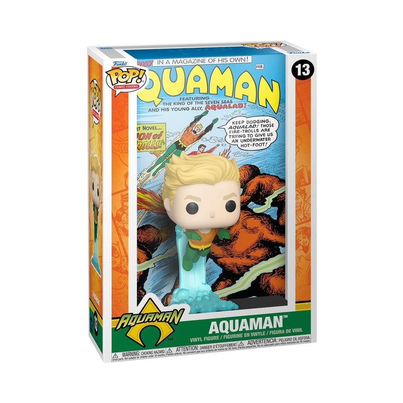 Funko POP! Comic Cover: DC - Aquaman - Collectable Vinyl Figure - Gift Idea - Official Merchandise - Toys for Kids & Adults - Model Figure for Collectors and Display