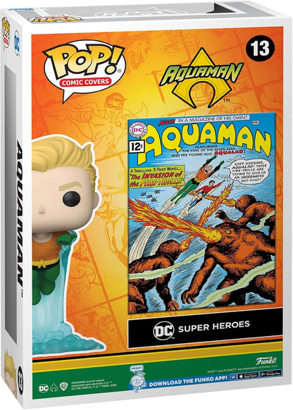 Funko POP! Comic Cover: DC - Aquaman - Collectable Vinyl Figure - Gift Idea - Official Merchandise - Toys for Kids & Adults - Model Figure for Collectors and Display