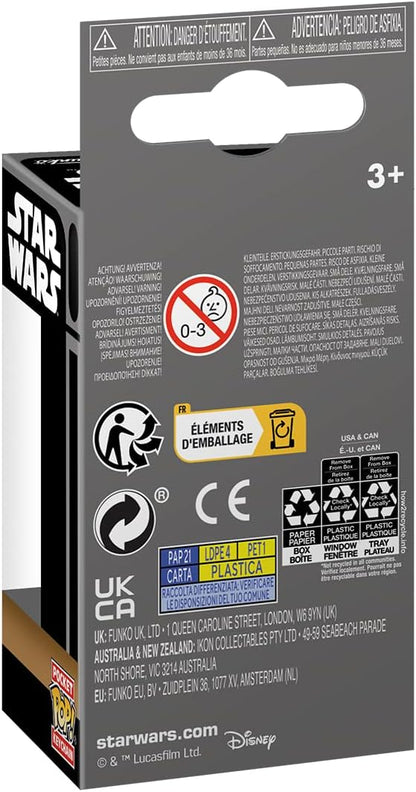 Funko POP! Keychain: Obi-Wan Kenobi - Trudeau - Young Leia Organa - Star Wars Novelty Keyring - Collectable Mini Figure - Stocking Filler - Gift Idea - Official Merchandise - TV Fans - Backpack Decor