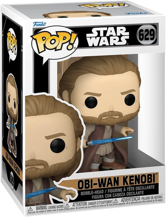 Funko POP! Vinyl: Obi-Wan Kenobi Battle Pose - Jasper - Star Wars - Collectable Vinyl Figure - Gift Idea - Official Merchandise - Toys for Kids & Adults - TV Fans - Model Figure for Collectors