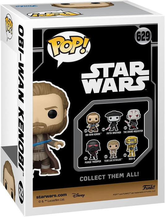 Funko POP! Vinyl: Obi-Wan Kenobi Battle Pose - Jasper - Star Wars - Collectable Vinyl Figure - Gift Idea - Official Merchandise - Toys for Kids & Adults - TV Fans - Model Figure for Collectors