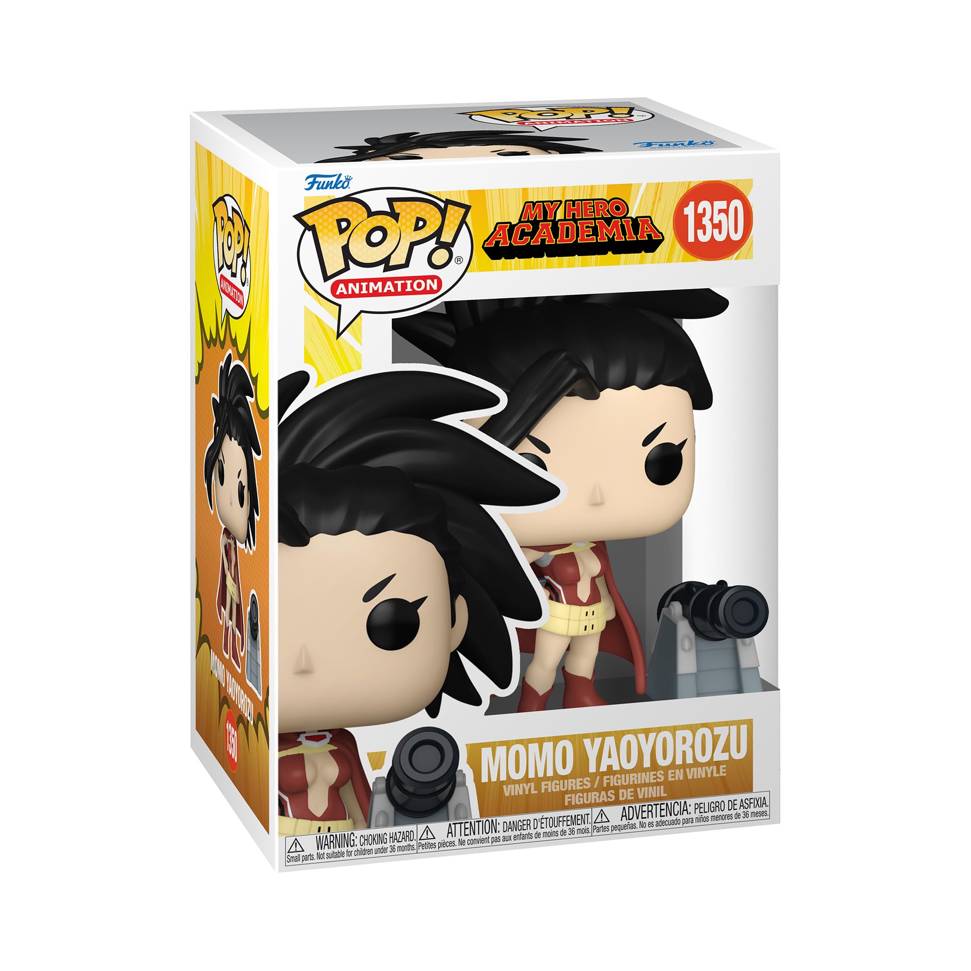 Funko POP! and Buddy: MHA - Momo Yaoyorozu - (with Cannon) - My Hero Academia - Collectable Vinyl Figure - Gift Idea - Official Merchandise - Toys for Kids & Adults - Anime Fans