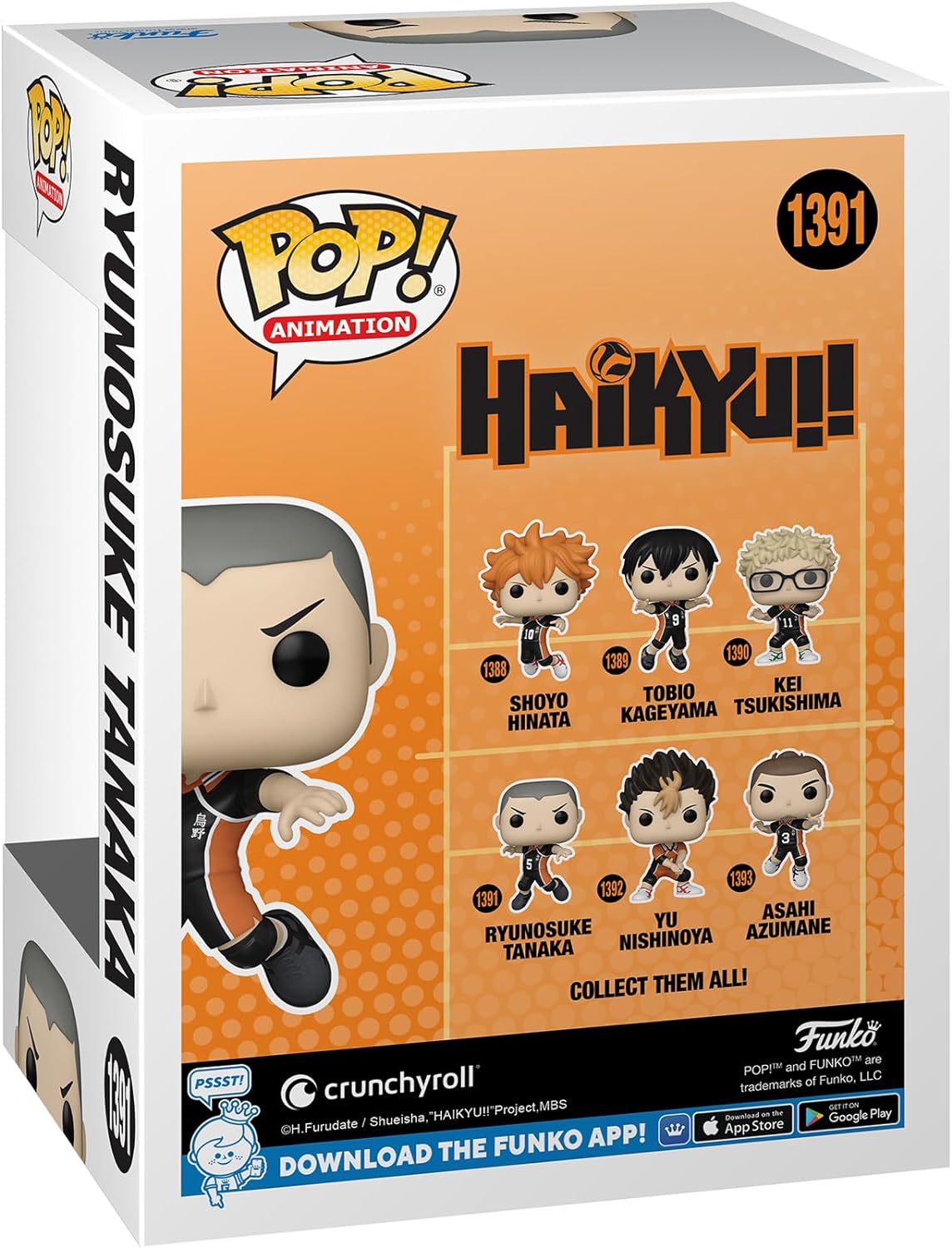 Funko POP! Animation: Haikyu - Tanaka - Haikyu! - Collectable Vinyl Figure - Gift Idea - Official Merchandise - Toys for Kids & Adults - Anime Fans - Model Figure for Collectors and Display