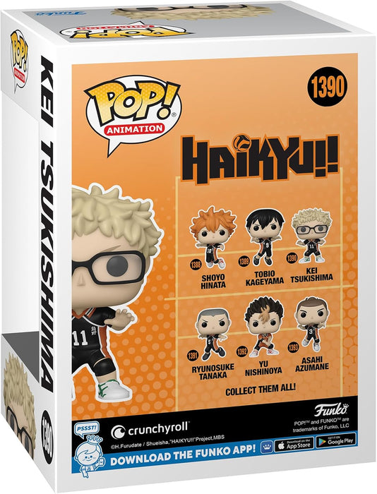 Funko POP! Animation: Haikyu - Tsukishima - Haikyu! - Collectable Vinyl Figure - Gift Idea - Official Merchandise - Toys for Kids & Adults - Anime Fans - Model Figure for Collectors and Display