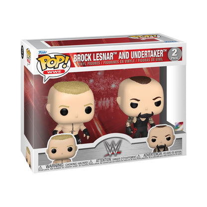 Funko POP! WWE: Lesnar & Undertaker and Undertaker - Collectable Vinyl Figure - Gift Idea - Official Merchandise - Toys for Kids & Adults - Sports Fans - Model Figure for Collectors and Display