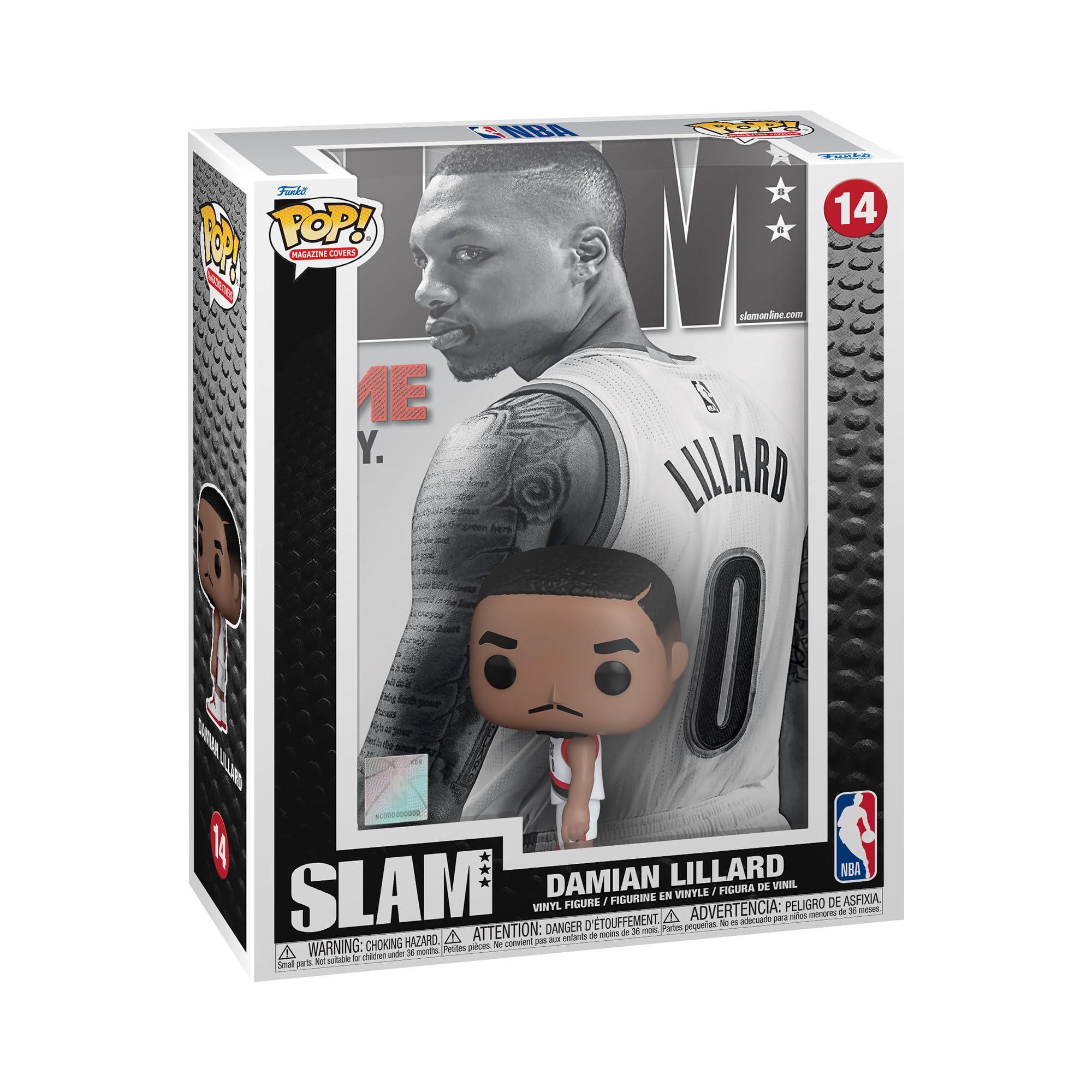 Funko POP! NBA Cover: SLAM - Damian Lillard - Collectable Vinyl Figure - Gift Idea - Official Merchandise - Toys for Kids & Adults - Model Figure for Collectors and Display