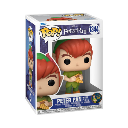 Funko POP! Disney: Peter Pan 70th - Peter With Flute - Collectable Vinyl Figure - Gift Idea - Official Merchandise - Toys for Kids & Adults - Movies Fans - Model Figure for Collectors and Display