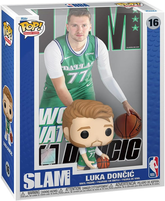 Funko Pop! NBA Cover: Slam - Luka Doncic - Collectable Vinyl Figure - Gift Idea - Official Merchandise - Toys for Kids & Adults - Sports Fans - Model Figure for Collectors and Display