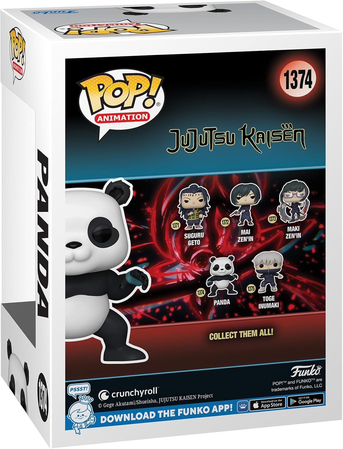Funko POP! Animation: Jujutsu Kaisen - Panda - Collectable Vinyl Figure - Gift Idea - Official Merchandise - Toys for Kids & Adults - Anime Fans - Model Figure for Collectors and Display