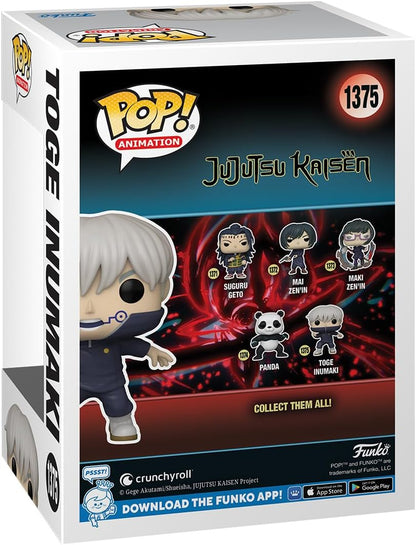 Funko POP! Animation: JJK - Toge Inumaki - 1/6 Odds for Rare Chase Variant - Jujutsu Kaisen - Collectable Vinyl Figure - Gift Idea - Official Merchandise - Toys for Kids & Adults - Anime Fans