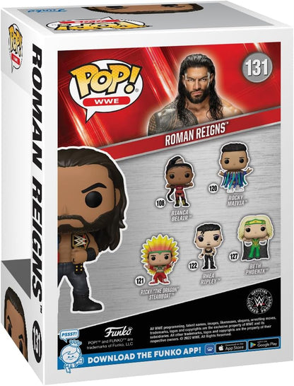 Funko POP! WWE: Roman Reigns With Belts - Collectable Vinyl Figure - Gift Idea - Official Merchandise - Toys for Kids & Adults - Sports Fans - Model Figure for Collectors and Display