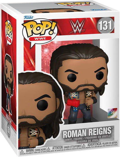 Funko POP! WWE: Roman Reigns With Belts - Collectable Vinyl Figure - Gift Idea - Official Merchandise - Toys for Kids & Adults - Sports Fans - Model Figure for Collectors and Display