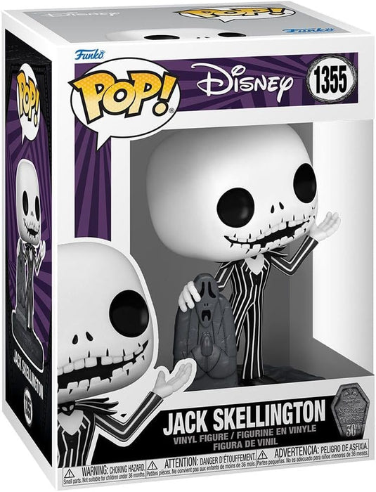 Funko POP! Disney: the Nightmare Before Christmas 30th - Jack Skellington With Gravestone - Collectable Vinyl Figure - Gift Idea - Official Merchandise - Toys for Kids & Adults - Movies Fans
