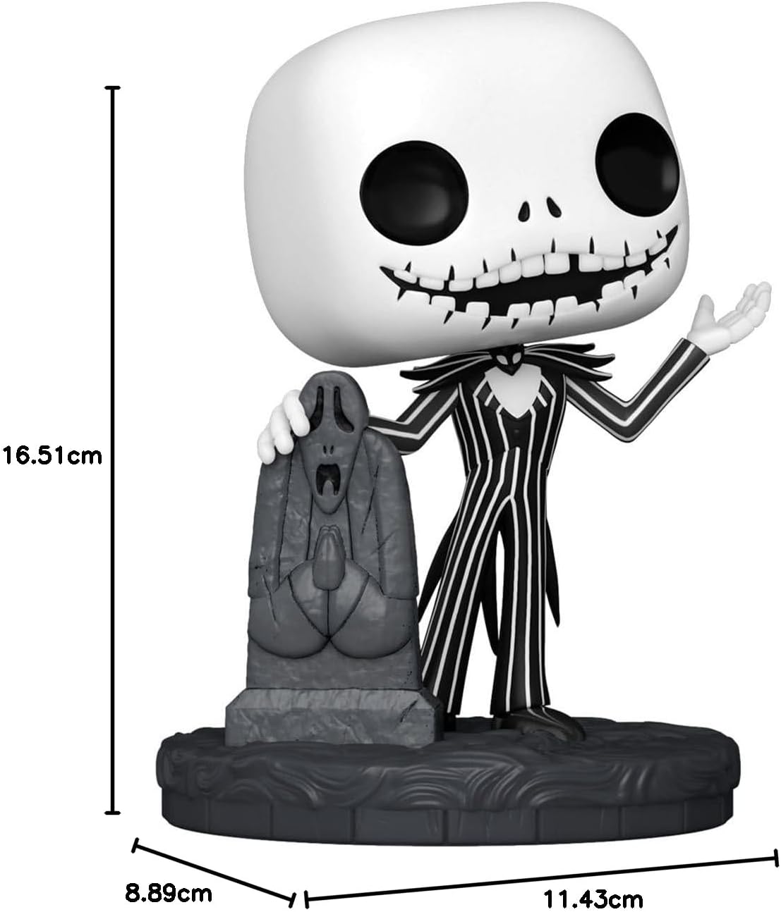 Funko POP! Disney: the Nightmare Before Christmas 30th - Jack Skellington With Gravestone - Collectable Vinyl Figure - Gift Idea - Official Merchandise - Toys for Kids & Adults - Movies Fans