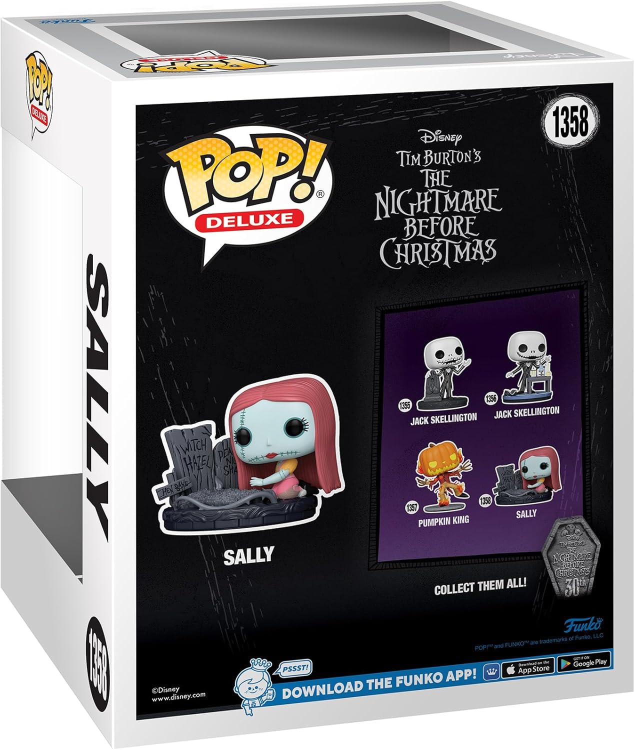 Funko POP! Disney: the Nightmare Before Christmas 30th - Sally With Gravestone - Collectable Vinyl Figure - Gift Idea - Official Merchandise - Toys for Kids & Adults - Movies Fans
