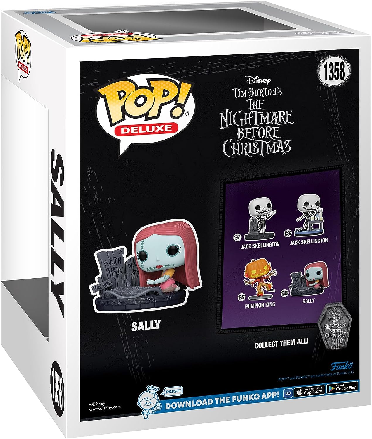 Funko POP! Disney: the Nightmare Before Christmas 30th - Sally With Gravestone - Collectable Vinyl Figure - Gift Idea - Official Merchandise - Toys for Kids & Adults - Movies Fans