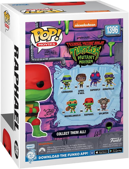 Funko POP! Movies: Teenage Mutant Ninja Turtles (TMNT) Raphael - Collectable Vinyl Figure - Gift Idea - Official Merchandise - Toys for Kids & Adults - Movies Fans - Model Figure for Collectors