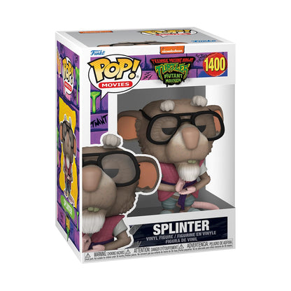 Funko Pop! Movies: Teenage Mutant Ninja Turtles - (Teenage Mutant Ninja Turtles (TMNT) ) - Splinter - Collectable Vinyl Figure - Gift Idea - Official Merchandise - Toys for Kids & Adults
