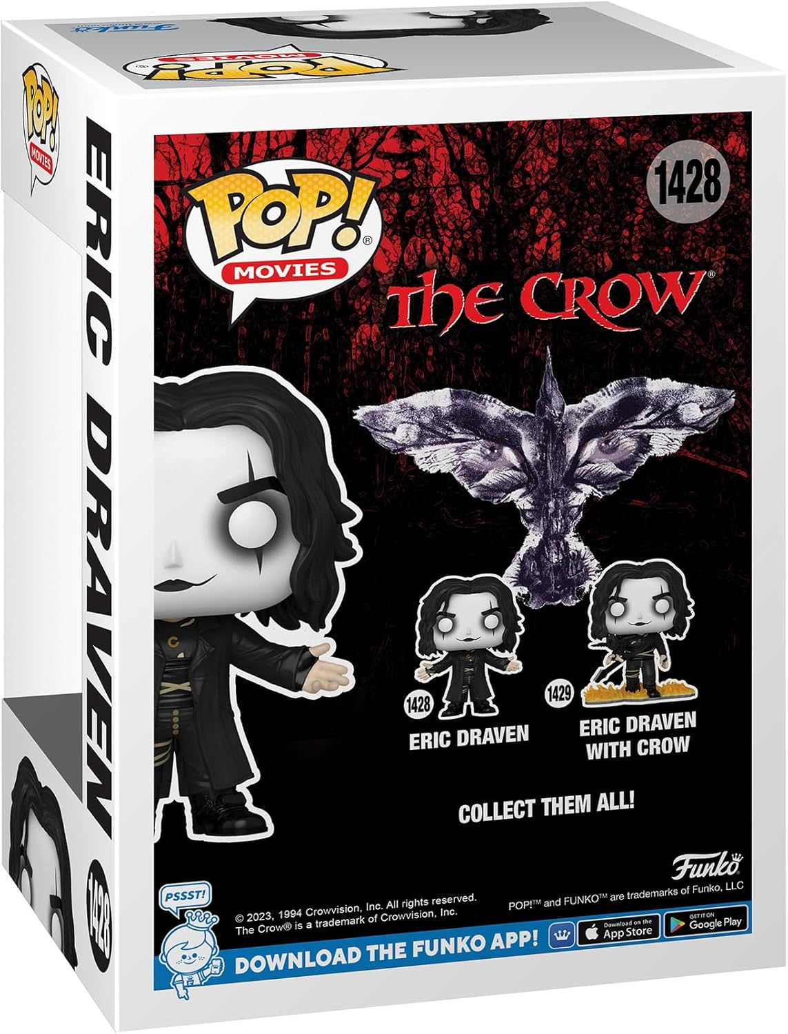Funko POP! Movies: the Crow - Eric - Collectable Vinyl Figure - Gift Idea - Official Merchandise - Toys for Kids & Adults - Movies Fans - Model Figure for Collectors and Display