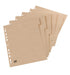Elba Touareg Suspension File Cardboard Brown 6pièce Divider – Divider (Brown (S), Cardboard, A4, 210 mm x 297 mm 120 g