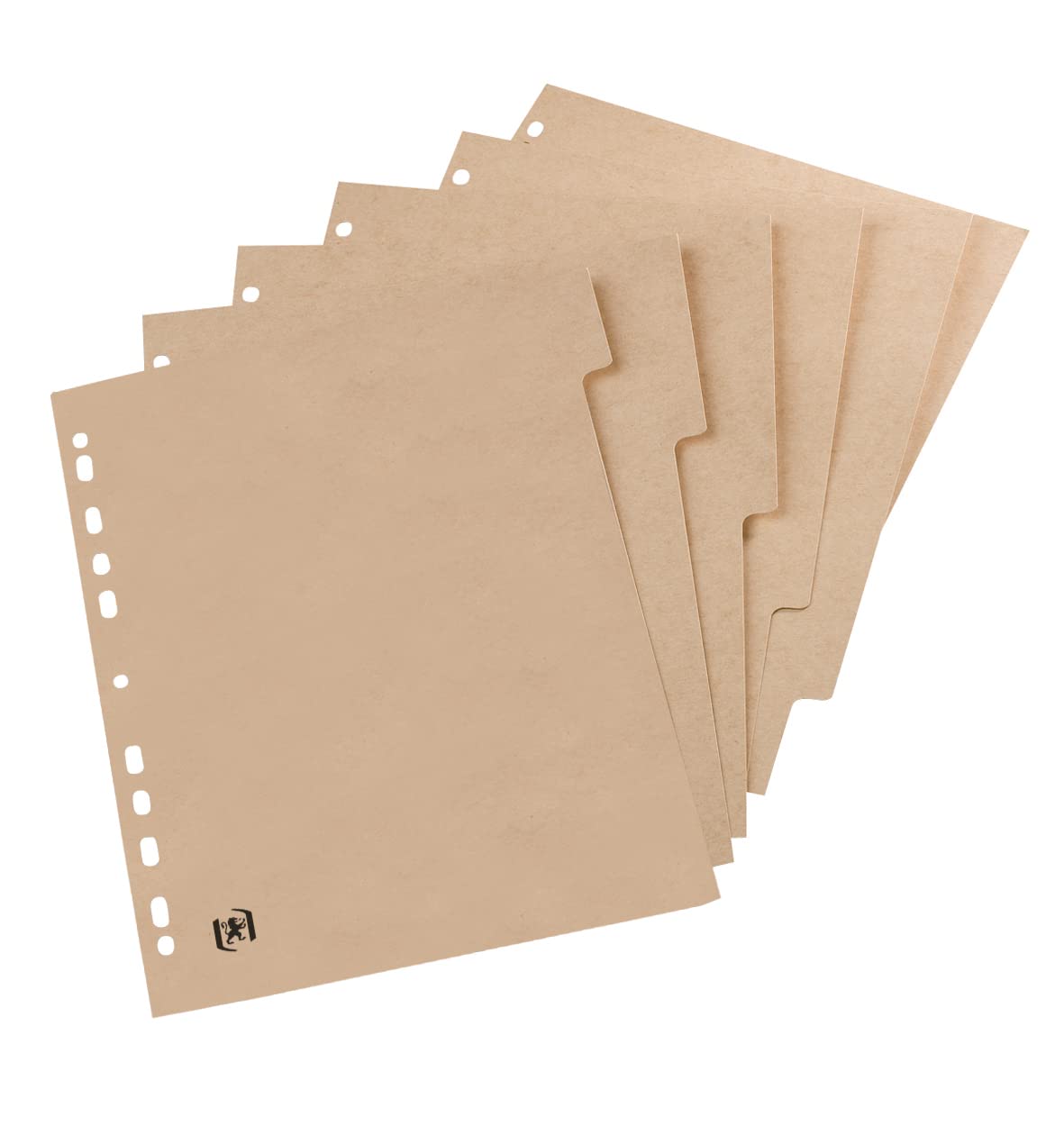 Elba Touareg Suspension File Cardboard Brown 6pièce Divider – Divider (Brown (S), Cardboard, A4, 210 mm x 297 mm 120 g