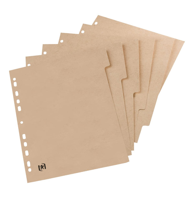 Elba Touareg Suspension File Cardboard Brown 6pièce Divider – Divider (Brown (S), Cardboard, A4, 210 mm x 297 mm 120 g