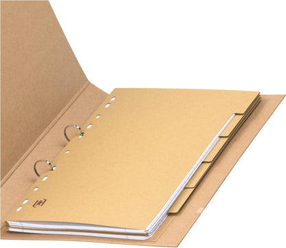 Elba Touareg Suspension File Cardboard Brown 6pièce Divider – Divider (Brown (S), Cardboard, A4, 210 mm x 297 mm 120 g