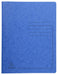 Exacompta - Ref 240222E - Heavyweight Mottled Pressboard Spring Folder - Suitable for A4 Documents, 355gsm Mottled Pressboard, Holds Approx. 300 Sheets - Blue blue Pack of 1 Successor model | spiral stapler