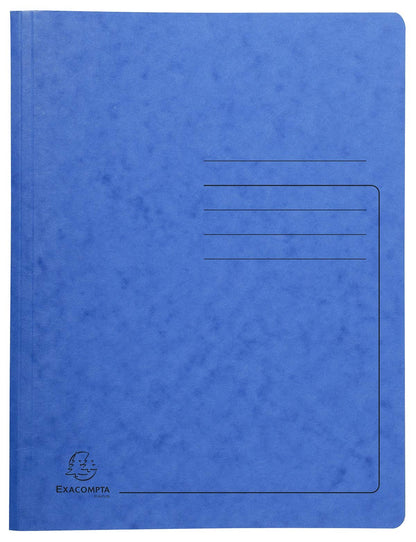 Exacompta - Ref 240222E - Heavyweight Mottled Pressboard Spring Folder - Suitable for A4 Documents, 355gsm Mottled Pressboard, Holds Approx. 300 Sheets - Blue blue Pack of 1 Successor model | spiral stapler