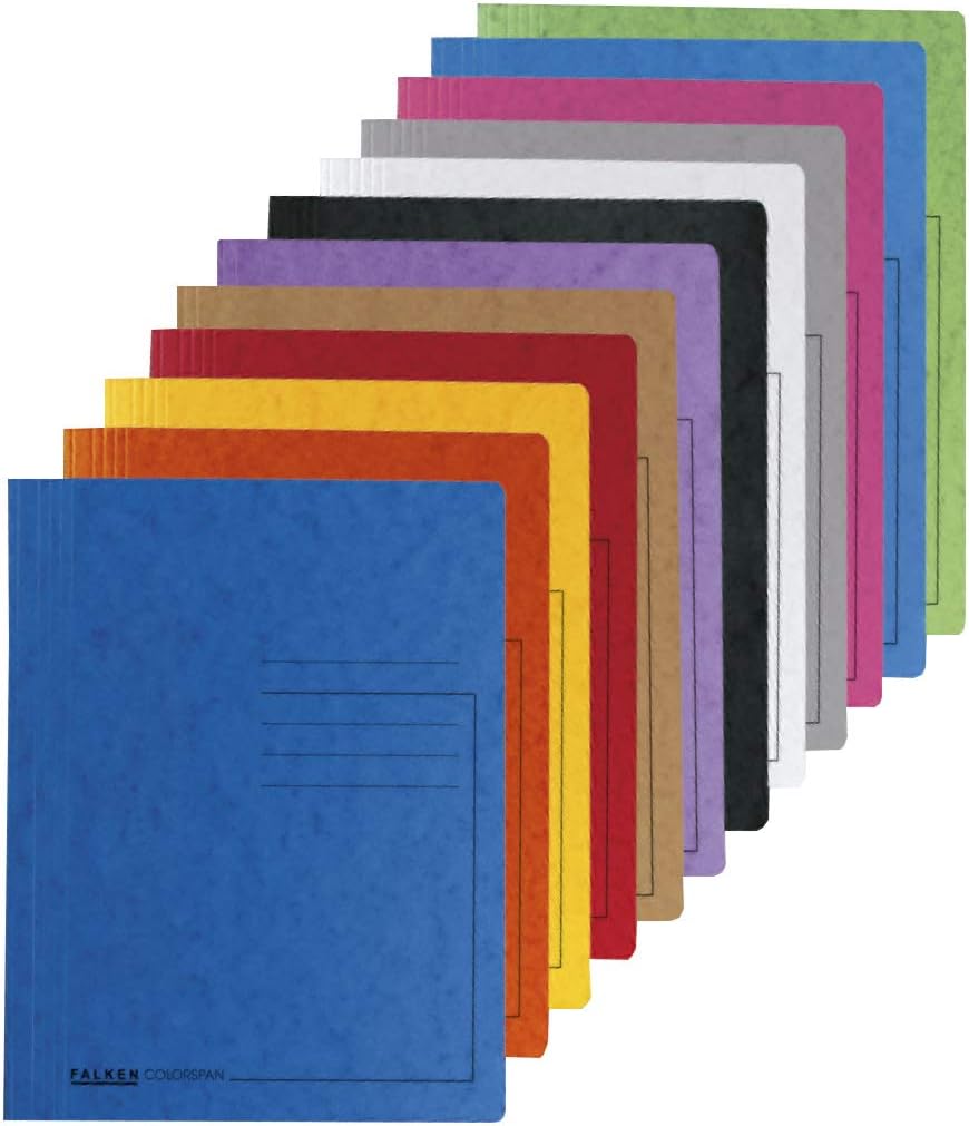 Exacompta - Ref 240224E - Heavyweight Mottled Pressboard Spring Folder - Suitable for A4 Documents, 355gsm Mottled Pressboard, Holds Approx. 300 Sheets - Orange orange Pack of 1 Successor model | spiral stapler