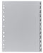 Exacompta - Ref. 1812B - 1 Gray Recycled PP Monthly Printed Dividers - January - December (German) - 12 positions - A4 - Gray