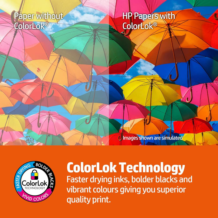 HP Printer Paper, Premium A4 Paper, 210x297mm, 100gsm, 250 Sheets - FSC Certified Copy Paper 250 Sheets A4 (210x297mm)