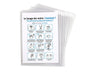 25 tarifold Sichthullen transparent genarbt