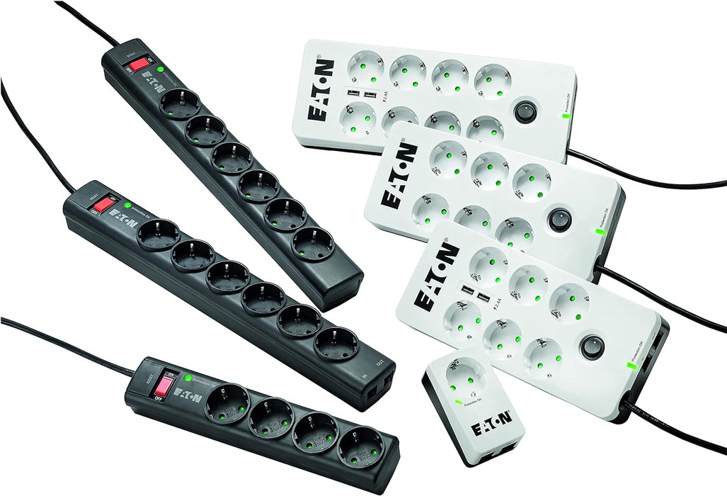 PRISE PARAFOUDRE EATON Protection Strip 6 TEL @ DIN