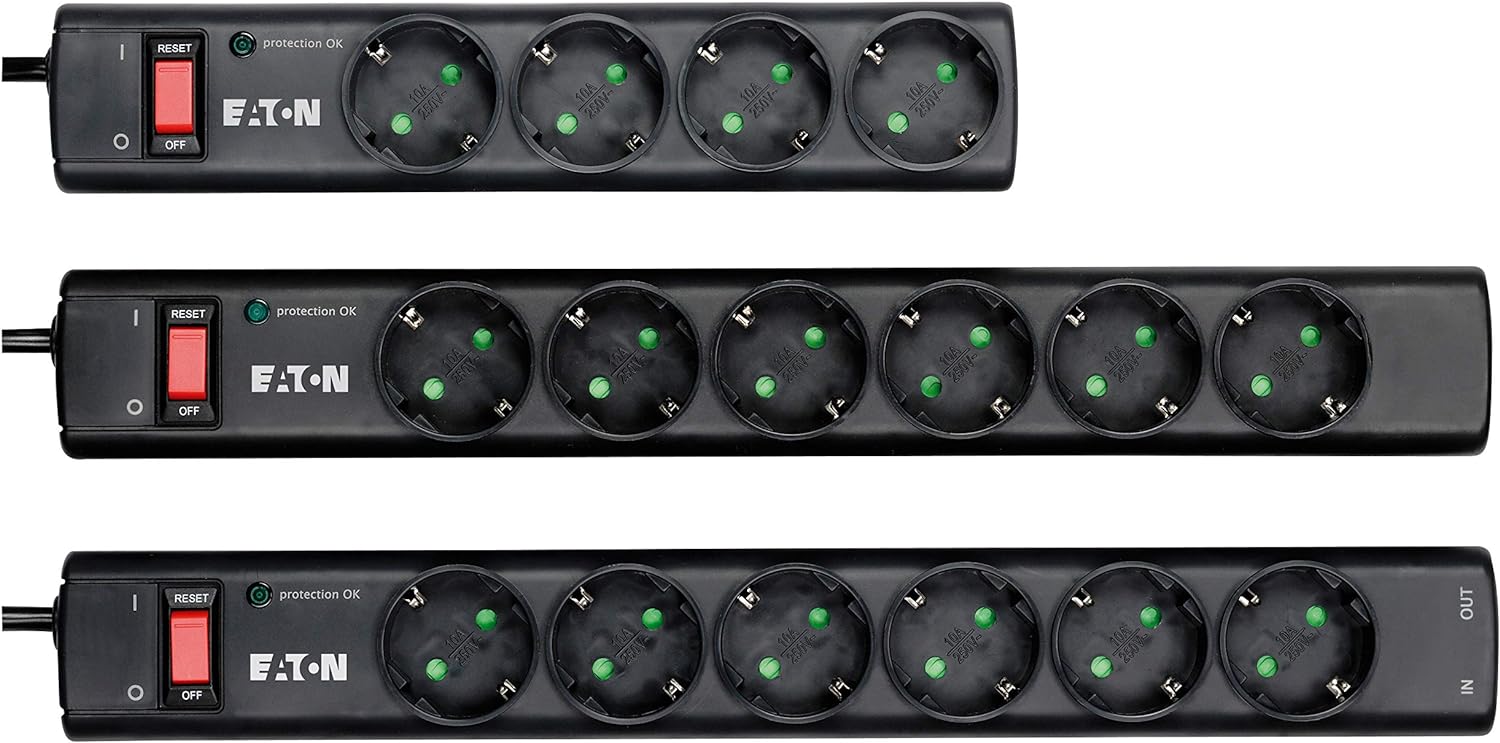 PRISE PARAFOUDRE EATON Protection Strip 6 TEL @ DIN