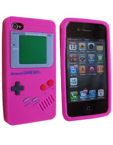 BUMPER - Cover GAME BOY IPhone 4 - Red