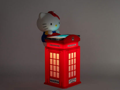 Teknofun- Hello Kitty London Cargador si Hilo para Smartphones, Color Rojo (811254