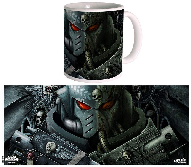Semic Distribution 40000 Frontispiece-Warhammer Mug 40 K, WHK-M005, White