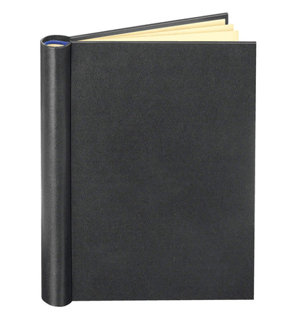 VELOFLEX 4954080 – Clamp Binder DIN A5 with Leather Grain Filling Height Max. 20 mm Black Pack of 1