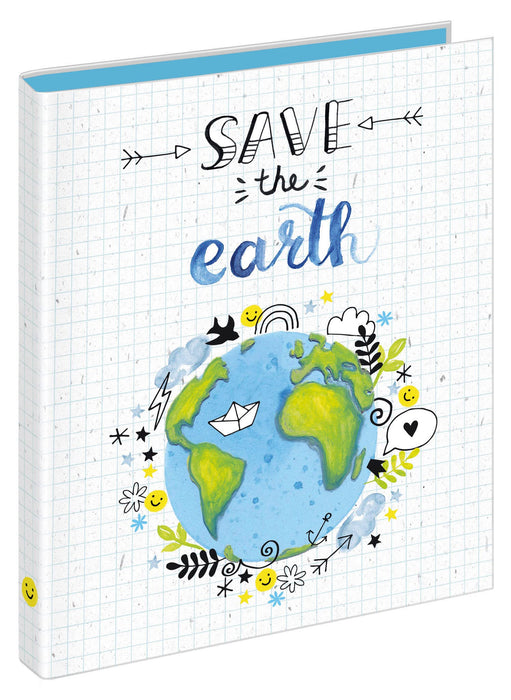 VELOFLEX Save the earth Ringbuch 2-Ringe Motiv 2,0