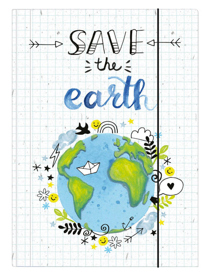 VELOFLEX Zeichenmappe Save the earth DIN A3 Weltku