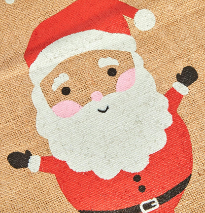folia Nikolausbeutel mit Motiv Weihnachtsmann groB