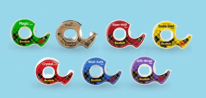 Scotch 3M Refill Rolls of Double-Sided Adhesive Tape, 6.3 m x 12 mm, (Pack of 2) Refill
