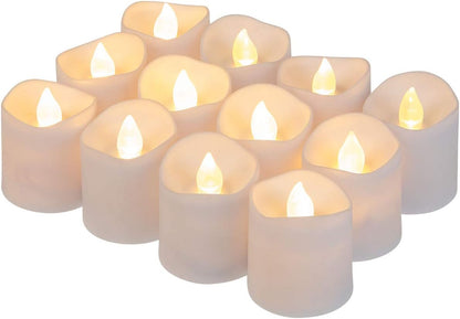 Idena LED-Teelichter weiB