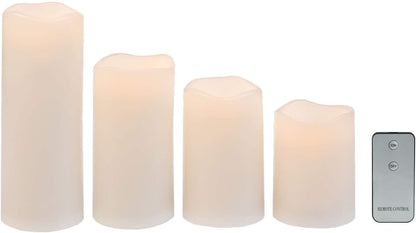 4 idena LED-Kerzen weiB