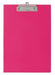 MAUL Clipboard A4 | Desk Pad with Foil | Writing Board with Paper Clip | Cardboard Clipboard | Pink | 2335222 Pink Single