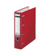 Leitz 10120025 Double Lever Arch File with Slits 2 x A5 Landscape Format Wide Red