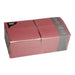 Papstar 84577 250 x Napkins 3-Ply with 1/8 Fold 33 x 33 cm, bordeaux