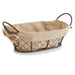 Zeller "Countrystyle Bread Basket, Brown/Beige